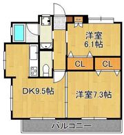 T-FLAT58の間取り画像