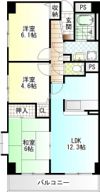 メルベーユ岡部の間取り画像