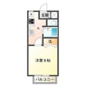 コーポバーディーⅡの間取り画像