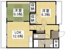 ベルメゾン東光豊成の間取り画像