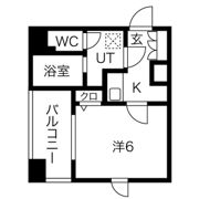 エスライズ難波EASTの間取り画像
