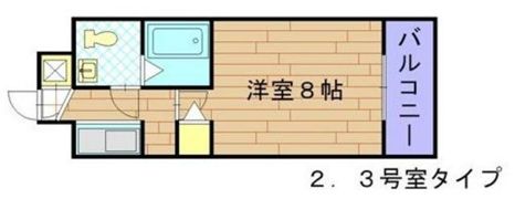 スクエア大橋の間取り画像