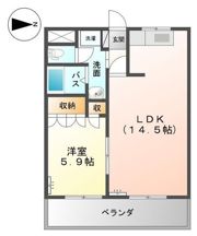 カトル・セゾンの間取り画像