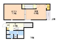 コスモ九大南の間取り画像
