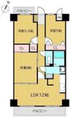 ガーデングラス桑野の間取り画像