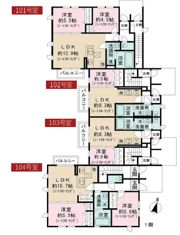 （仮称）永福3丁目2期計画の間取り画像