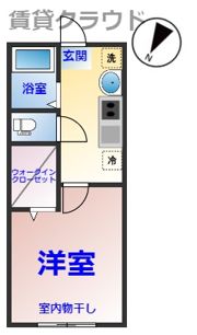 Ambition本千葉の間取り画像