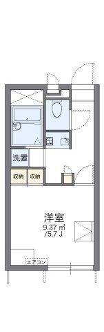 レオパレスエクレールの間取り画像