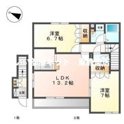 ヴェスパーの間取り画像