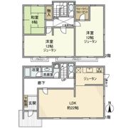 千歳台戸建の間取り画像