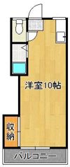 オアシス下到津IIB棟の間取り画像