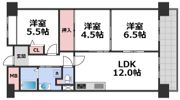 アンドユーイワキ・東大阪の間取り画像