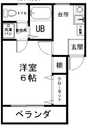 ウエダハイツⅠの間取り画像