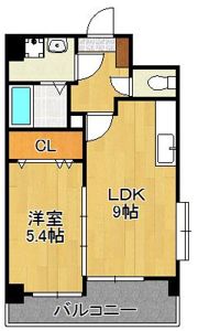 FORTUNATE砂津の間取り画像