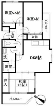 ロイヤル二俣川C棟の間取り画像