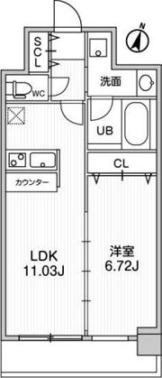 LaDouceur天満の間取り画像