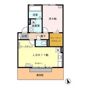 リビングタウン下俣 Aの間取り画像
