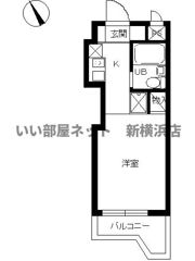 スカイコート綱島第2の間取り画像