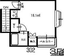 ミトハイツの間取り画像