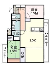 パティオコートの間取り画像
