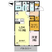 カサブランカ武蔵浦和の間取り画像