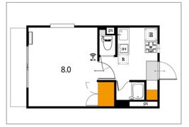 イースト207の間取り画像