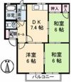 コーポ松久の間取り画像