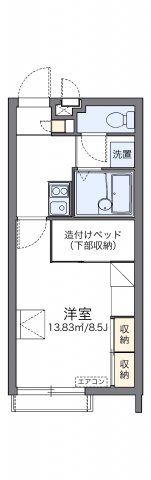 レオパレスかりゆしの間取り画像