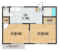 フォーブル柳沢の間取り画像