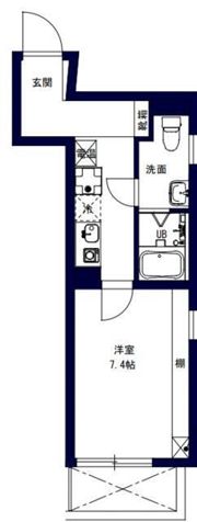 フュージョン板橋本町の間取り画像