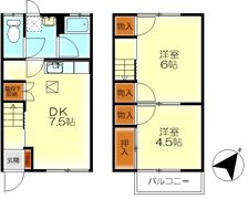 西嶋アパートの間取り画像