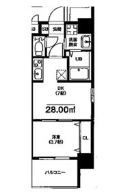 プライマル南森町パークビューの間取り画像