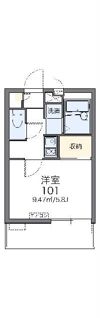 レオパレスポートハイムの間取り画像