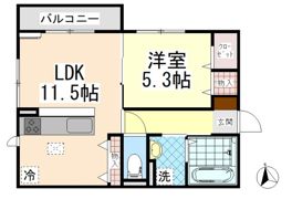 浜の前ガーデンの間取り画像