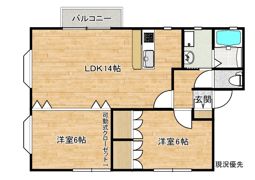 グリーンウエストA棟の間取り画像