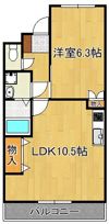 ベティプレイスの間取り画像