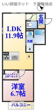 カムフォート蘇我の間取り画像