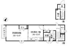 グランシャリオヴィラージュの間取り画像
