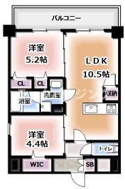 アーバネックス梅田中崎町Ⅱの間取り画像