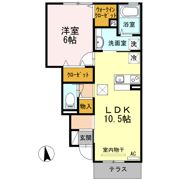 アジュールブルーの間取り画像