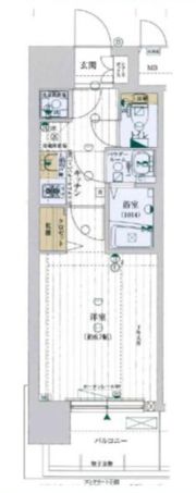 レジュールアッシュザ・パークフロントの間取り画像