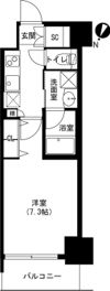 アーバネックス京橋の間取り画像