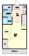 カーサフォレスタの間取り画像