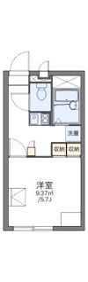 レオパレスエルザ2の間取り画像