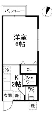 昴Ⅱの間取り画像