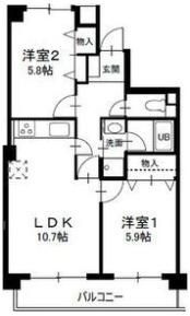 レアール島田の間取り画像