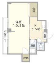 末広マンションの間取り画像