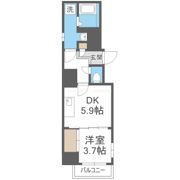 SERENiTE本町refletの間取り画像