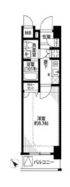 プレール・ドゥーク東京EASTⅢの間取り画像