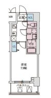 スプランディッド上本町WESTの間取り画像